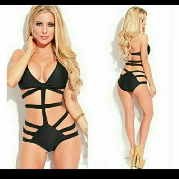 Brand Swimwear Women High Waist One Piece Swimsuit - Picture 1 of 11
